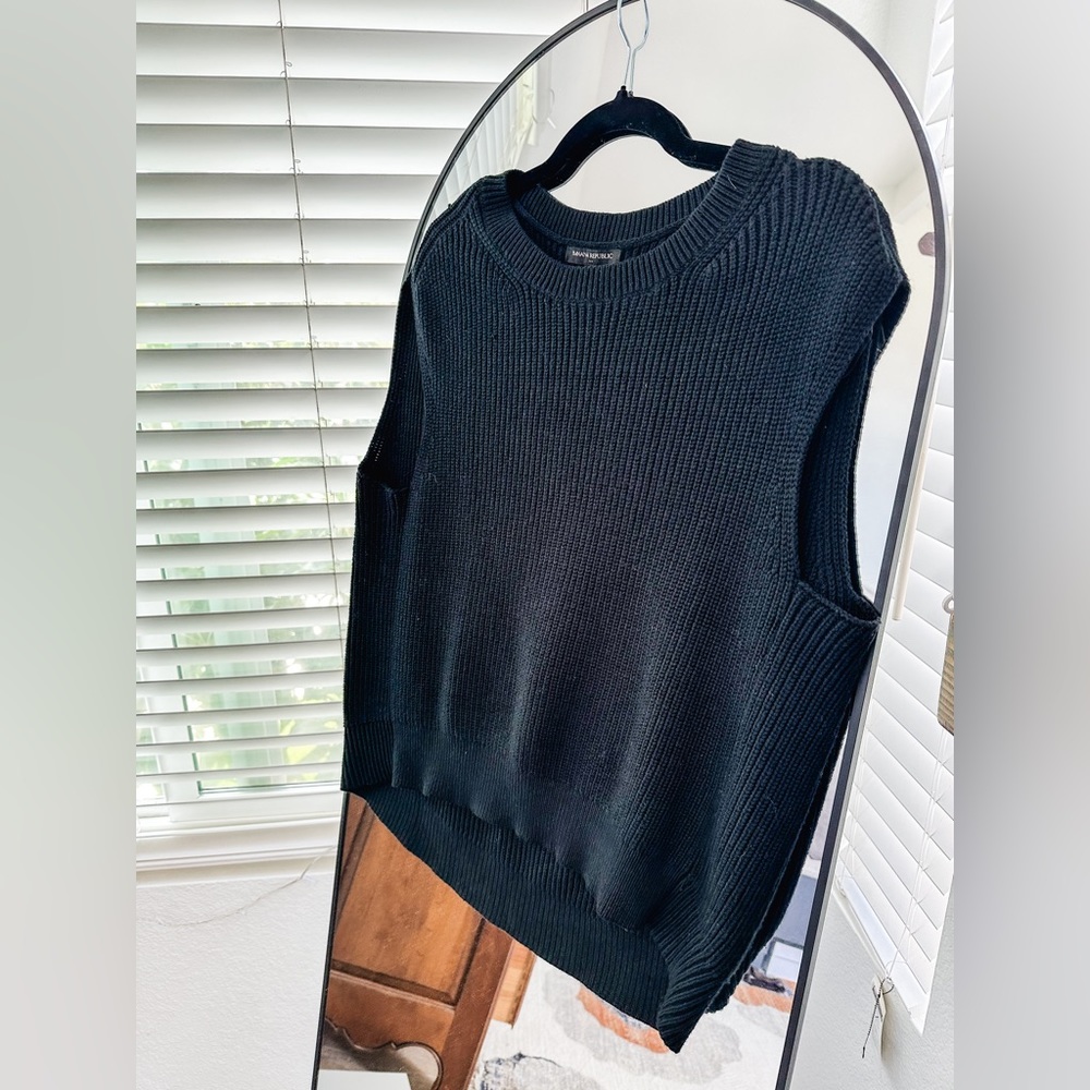 Oversized Banana Republic cardigan tank